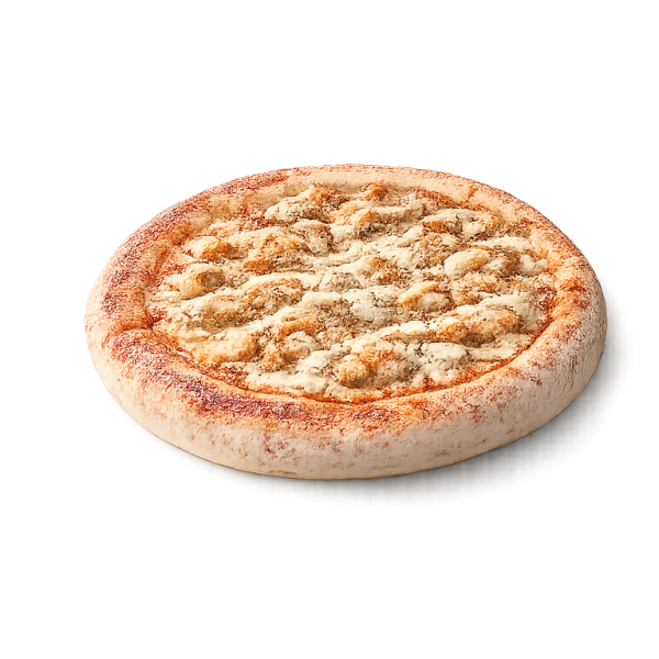 Pizza Chicken à Vervins - Crème fraîche, poulet, pommes de terre et Boursin sur pâte fraîche artisanale