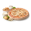 Pizza Chicken à Vervins - Crème fraîche, poulet, pommes de terre et Boursin sur pâte fraîche artisanale