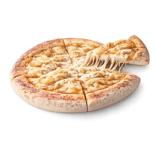Pizza Vervinoise à Vervins - Crème fraîche, poulet, pommes de terre et chicken curry sur pâte fraîche artisanale