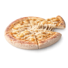 Pizza Vervinoise à Vervins - Crème fraîche, poulet, pommes de terre et chicken curry sur pâte fraîche artisanale
