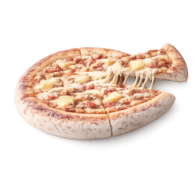 Pizza La Ch'ti à Vervins - Crème fraîche, jambon, lardons et Maroilles sur pâte fraîche artisanale