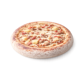 Pizza La Ch'ti à Vervins - Crème fraîche, jambon, lardons et Maroilles sur pâte fraîche artisanale