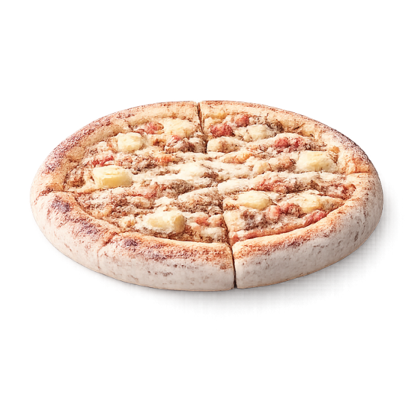 Pizza La Ch'ti à Vervins - Crème fraîche, jambon, lardons et Maroilles sur pâte fraîche artisanale