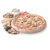 Pizza Truffe à Vervins - Crème truffe, jambon et champignons sur pâte fraîche artisanale