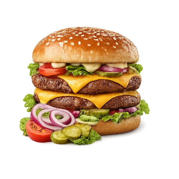 Double cheese burger