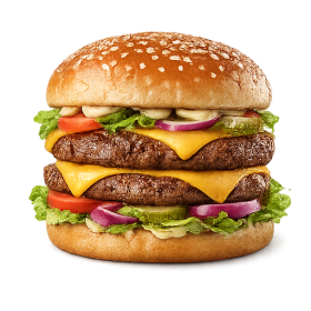 Double cheese burger