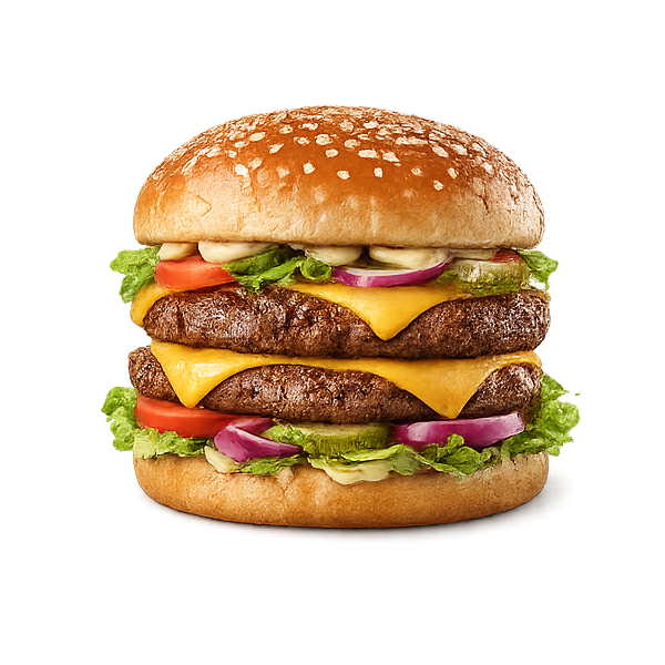Double cheese burger