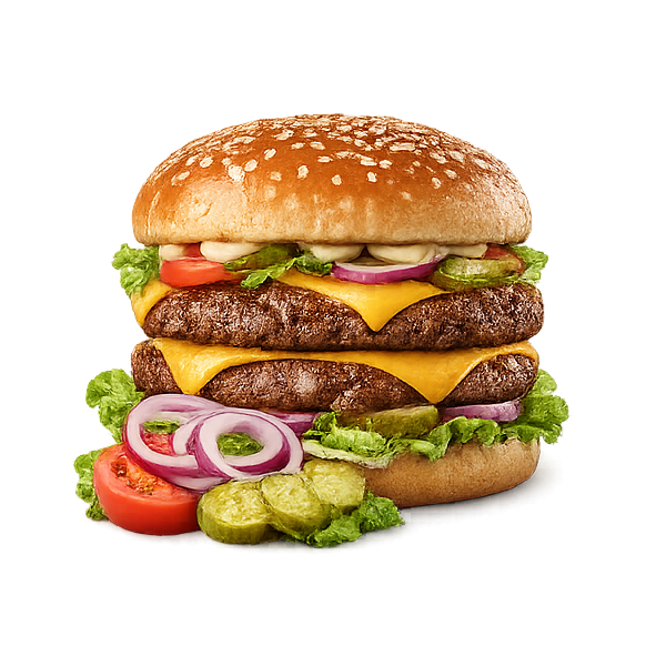 Double cheese burger