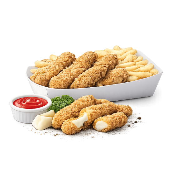 Mozzarella Sticks (8 Pièces)