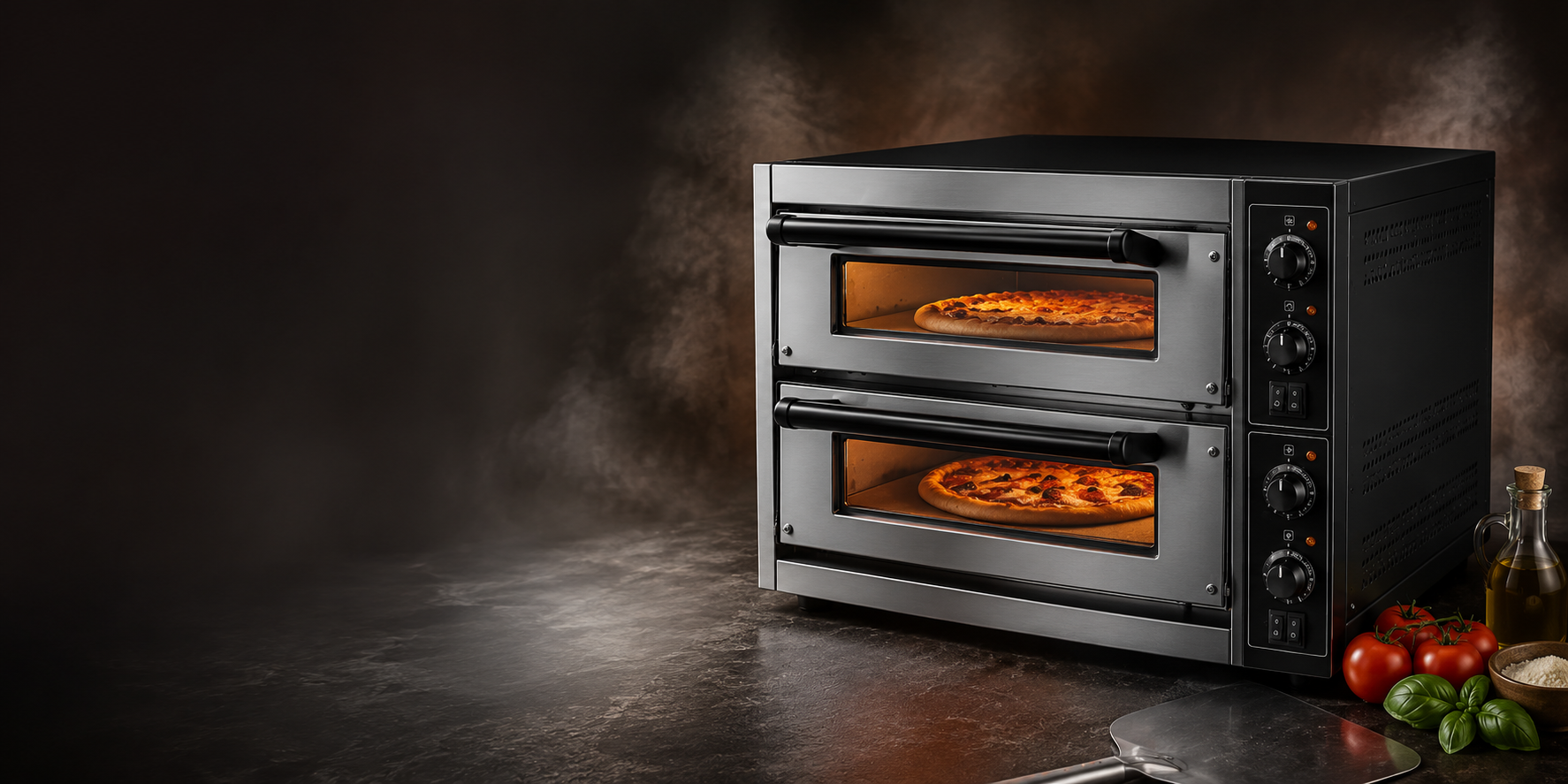Des pizzas cuites à la perfection