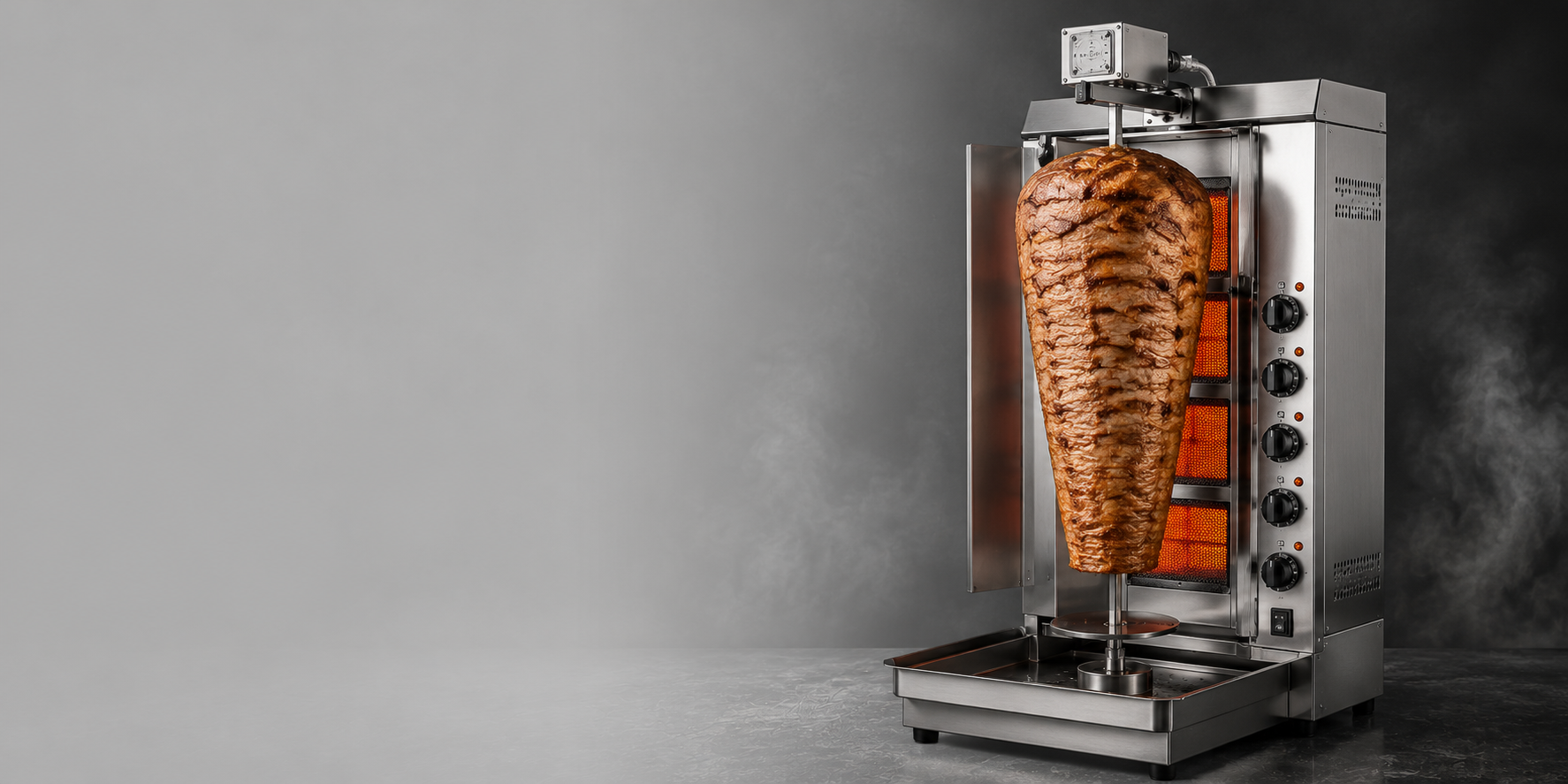 Une viande kebab toujours parfaitement grillée